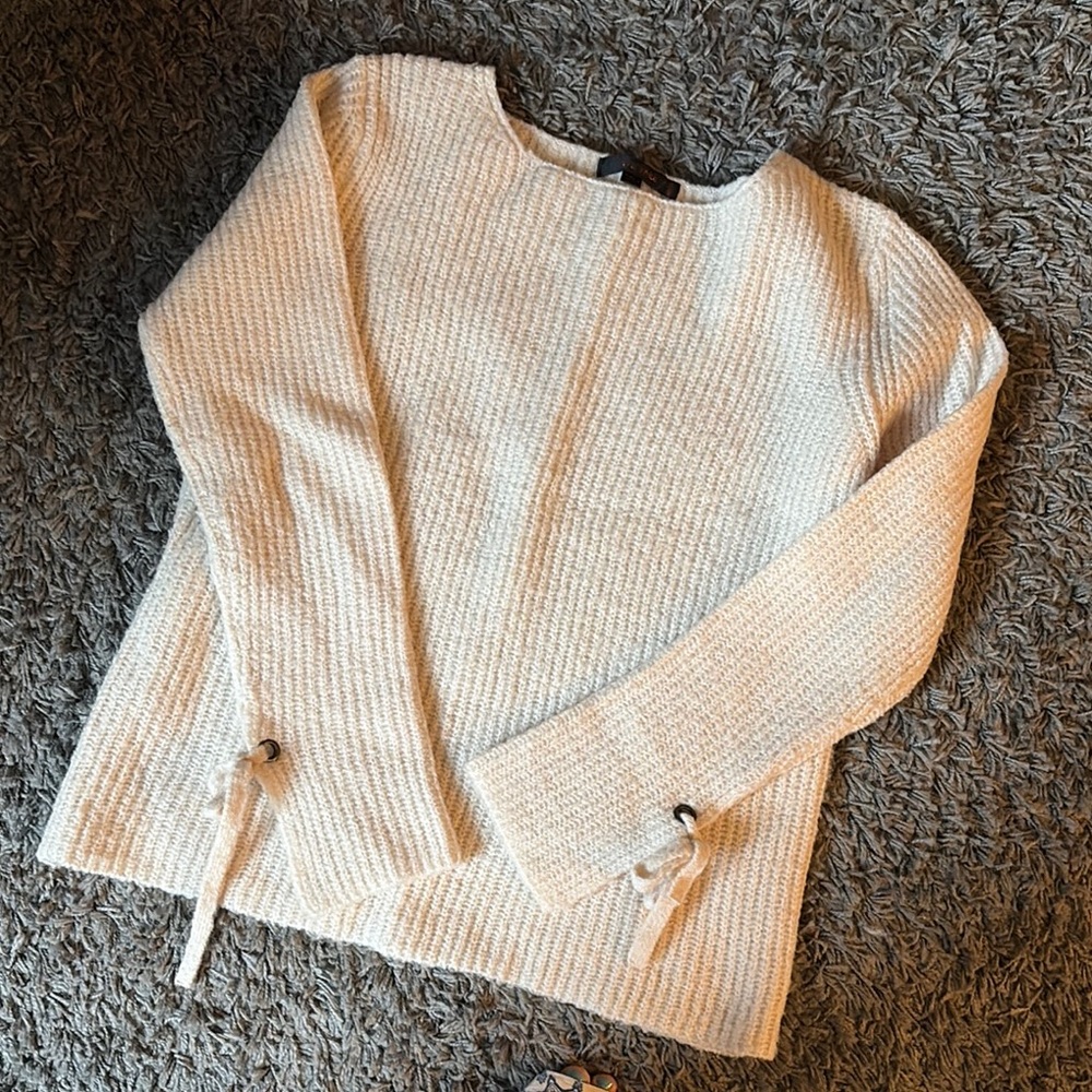 Women's Cream Love Tree Sweater